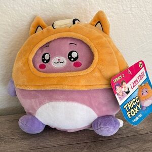 Thicc Foxy Plush Toy - Purple and Orange